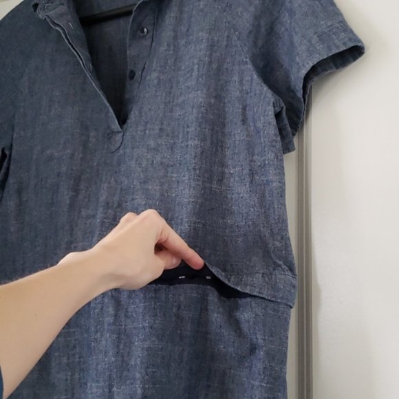 Kate Spade Adjustable length chambray shirt/tunic - Picture 7 of 13